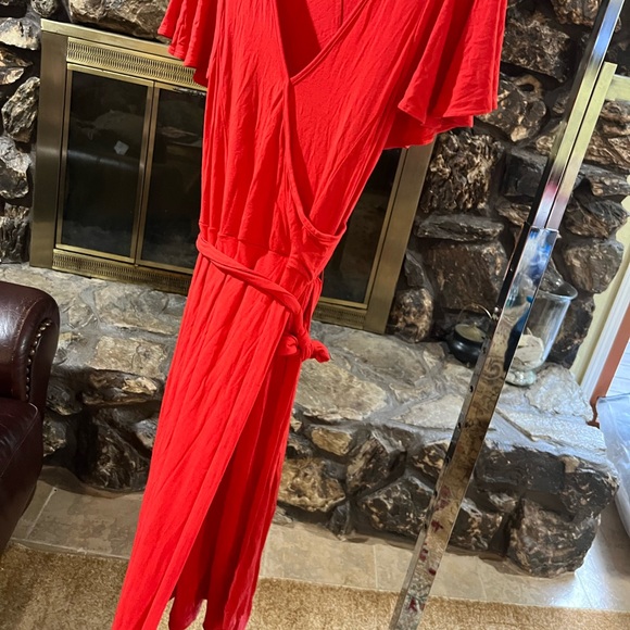 Calvin Klein Great Condition Red Dress - Picture 4 of 4